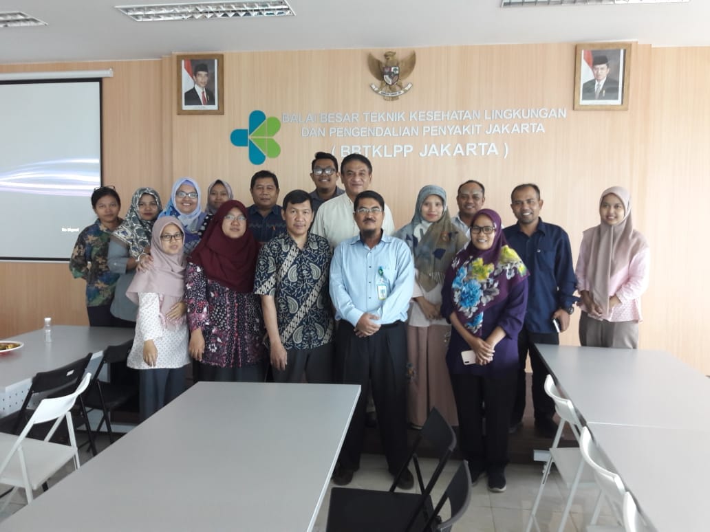 Pertemuan Analisis Hasil Uji Laboratorium Faktor Risiko Lingkungan BBTKLPP Jakarta