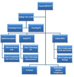 Struktur Organisasi BBTKLPP Jakarta